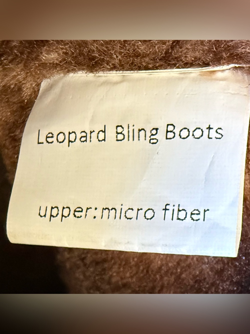 NFL Denver Broncos Leopard Boots • Women’s 8 • Crystal Logo • Faux Fur • - Picture 8 of 10